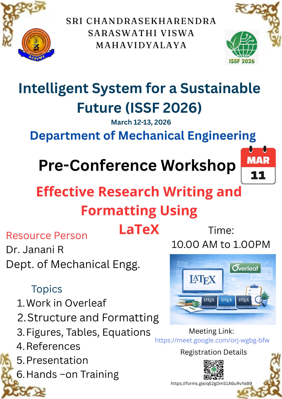 Effective Research Writing and Formatting Using LaTeX
